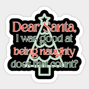 Funny Christmas Quote Sticker